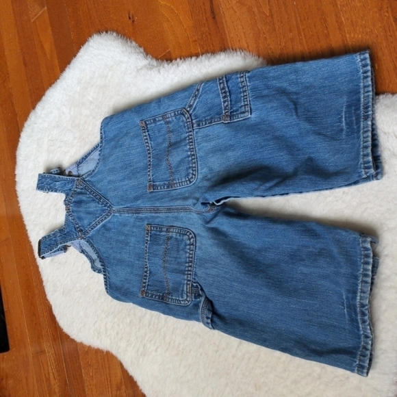 BABY GAP denim Jean overalls 18-24 months - Picture 3 of 6